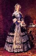 Portrait of the Queen Marie Amelie of France Franz Xaver Winterhalter
